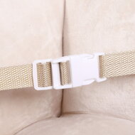 Schaukeltier Faultier Braun mit Sicherheitsgurt, braun