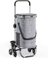 Treppensteiger-Einkaufstasche COMFORT, 50l, grau