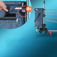Einkaufstrolley COMFORT für Treppen, 50 l, blau