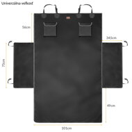Wasserdichter Schutzbezug für Auto OTO, 101x180 cm, schwarz
