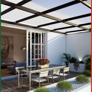 Hohlkammer-Polycarbonat MARK 6 mm, 60,5x121x0,6 cm, 10 Stück, transparent