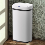 Sensor-Mülleimer DEUS, 58 Liter, weiß
