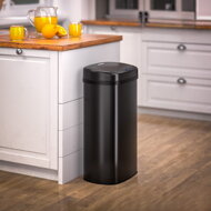 Sensor-Mülleimer DEUS 58 Liter, schwarz