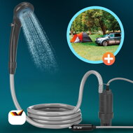 Campingdusche mit Tauchpumpe CAMP, anthrazit