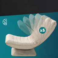 Liege ABERDEEN, 87x60x105cm, beige 