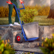 Klappbare Sackkarre CART, max. 200 kg, blau