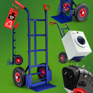 Klappbare Sackkarre CART, max. 200 kg, blau