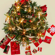Künstlicher Weihnachtsbaum FROST, 150 cm, grün