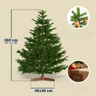 Künstlicher Weihnachtsbaum FROST, 150 cm, grün