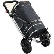 Einkaufstrolley EASY, 50 l, schwarz