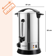 Tee/Glühweinkocher COZY, 20 l, silber
