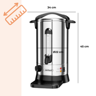 Tee/Glühweinkocher COZY, 8,8 l, silber