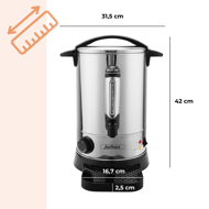 Tee/Glühweinkocher COZY, 6,8 l, silber
