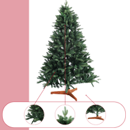 Künstlicher Weihnachtsbaum FROST, 180 cm, grün