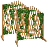 Holzgitter ROSEMARY für Blumen, 200x107 cm, naturbraun
