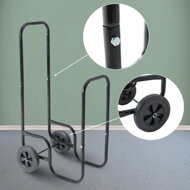 Holztransportwagen AUREL, 56x45x105 cm, schwarz
