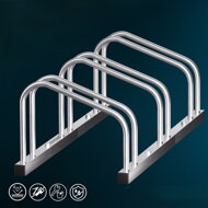 Fahrradständer BIKE, 71x32x27 cm, silber