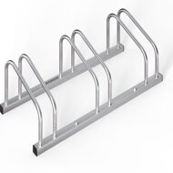 Fahrradständer BIKE, 71x32x27 cm, silber