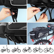 Fahrradtasche BIKER, 13l, 35x23x15cm, schwarz 