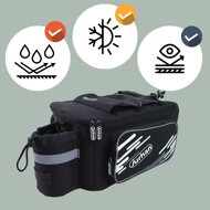 Fahrradtasche BIKER, 13l, 35x23x15cm, schwarz 