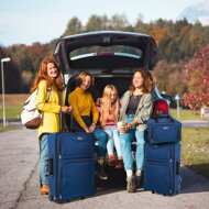 Kofferset TRAVEL, 5-teilig, mitternachtsblau