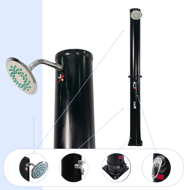 Solardusche KARIBIK, 35 l, schwarz