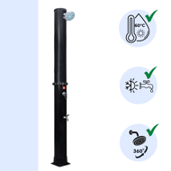 Solardusche KARIBIK, 35 l, schwarz