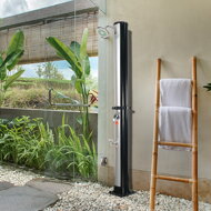 Solardusche KARIBIK, 35 l, silber/schwarz