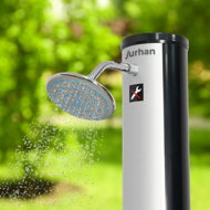 Solardusche KARIBIK, 35 l, silber/schwarz
