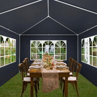 Party-Zelt NEAPOL, 3x6 m, anthrazit