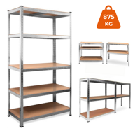 Hochlastregal HEAVY, max. 875 kg, 90x40x180 cm, silber