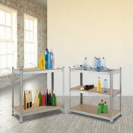 Hochlastregal HEAVY, max. 875 kg, 90x40x180 cm, silber