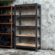 Hochlastregal HEAVY, max. 875 kg, 90x40x180 cm, schwarz