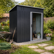 Geräteschuppen für Werkzeuge Größe M, 162x86x181 cm, anthrazit