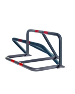 Klappbares Parkbügel-Set ANTONIA, 2 Stück, 800x470x440 mm, grau
