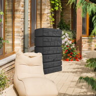 TOWER STONE Regentonne, 500l, anthrazit