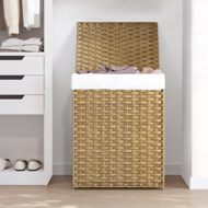 Wäschekorb aus Polyrattan AVA, 90 l, naturbraun