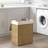Wäschekorb aus Polyrattan AVA, 90 l, naturbraun