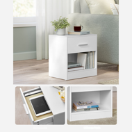 Nachttisch COSTA, 28x39x41cm, weiß