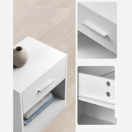 Nachttisch COSTA, 28x39x41cm, weiß