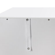 Badezimmerschrank mit 4 Schubladen PAULA, 30x30x82 cm, weiß