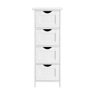 Badezimmerschrank mit 4 Schubladen PAULA, 30x30x82 cm, weiß