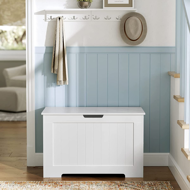 Aufbewahrungsbank GRETA, 76x48x40 cm, weiß