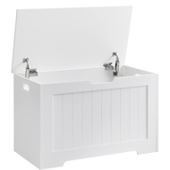 Aufbewahrungsbank GRETA, 76x48x40 cm, weiß