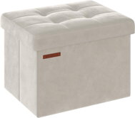 Hocker mit Stauraum OTO, 31x41x31 cm, creme
