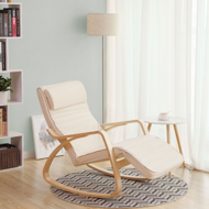 Schaukelstuhl, Liege SWING, Belastbarkeit 150 kg, 67x115x91 cm, beige