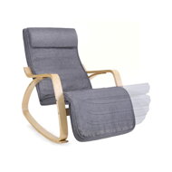 Schaukelstuhl, Liege SWING, Belastbarkeit 150 kg, 67x115x91 cm, grau