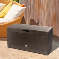 Aufbewahrungsbox RATO, 310l, 119x48x60cm, braun