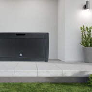 Aufbewahrungsbox RATO, 310l, 119x48x60cm, anthrazit