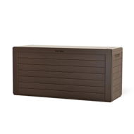 Aufbewahrungsbox WOODEBOX, 280 l, 120x46x57 cm, dunkelbraun